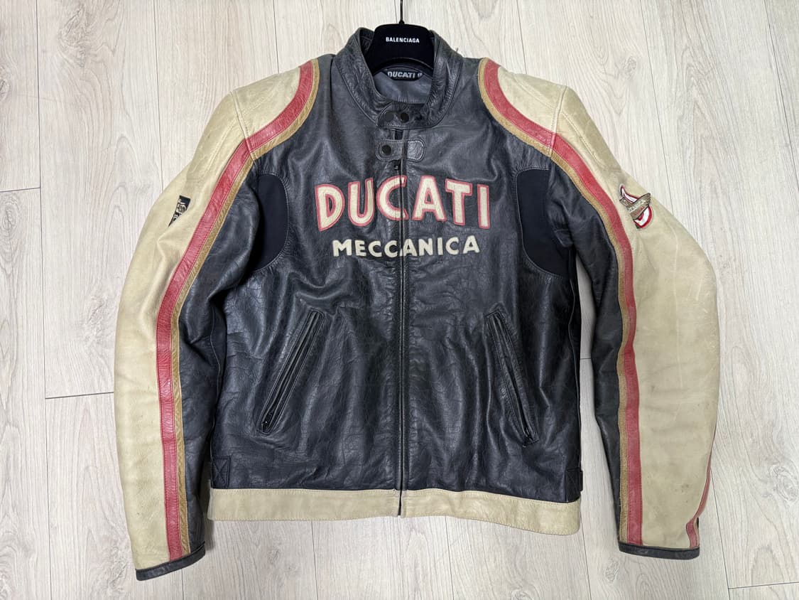 Ducati Meccanica Leather Jacket 빈티지 상품이미지1