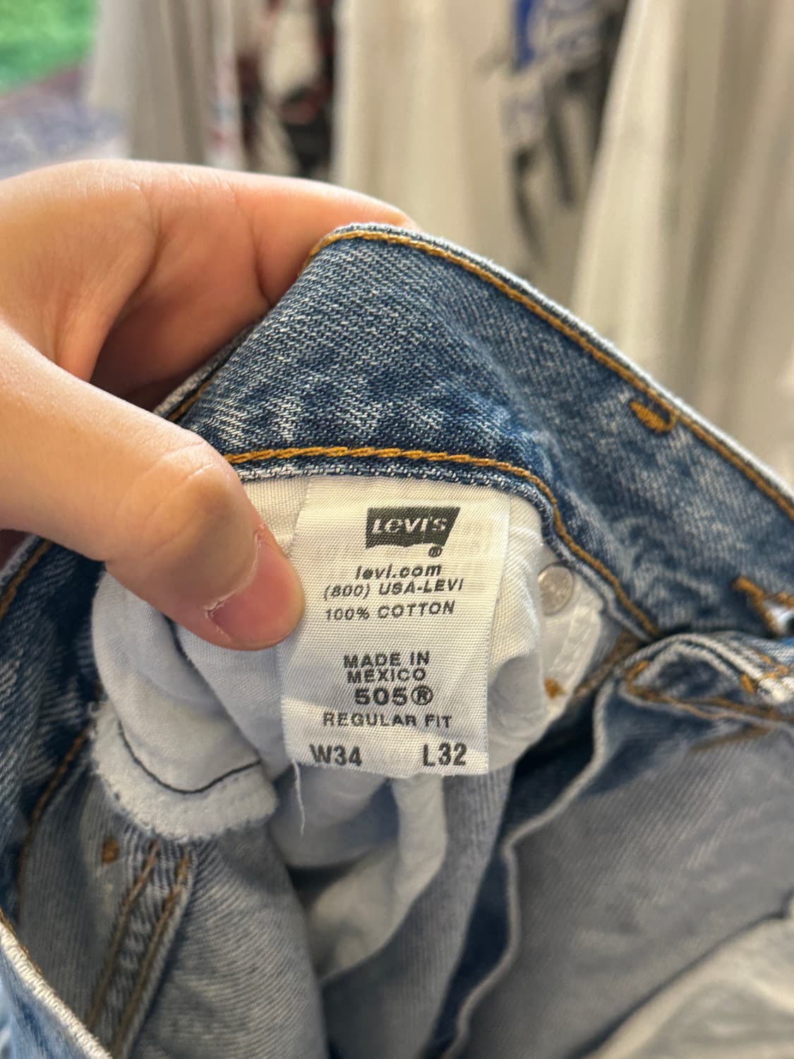 00s Levis 리바이스 505 W34 L32 상품이미지4