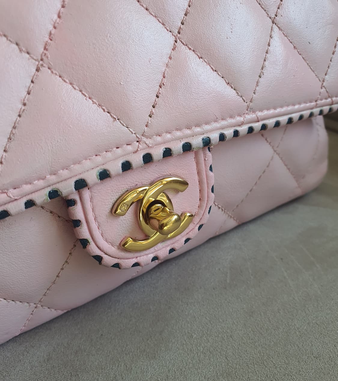 샤넬 핑크 플랩백 상품이미지8
