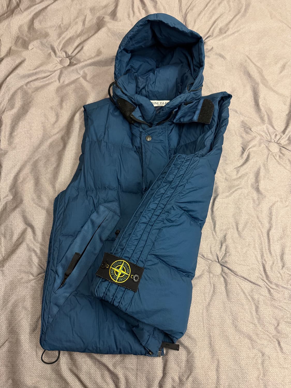 스톤아일랜드 08A/W Opaque 블루 패딩 베스트 자켓 상품이미지2