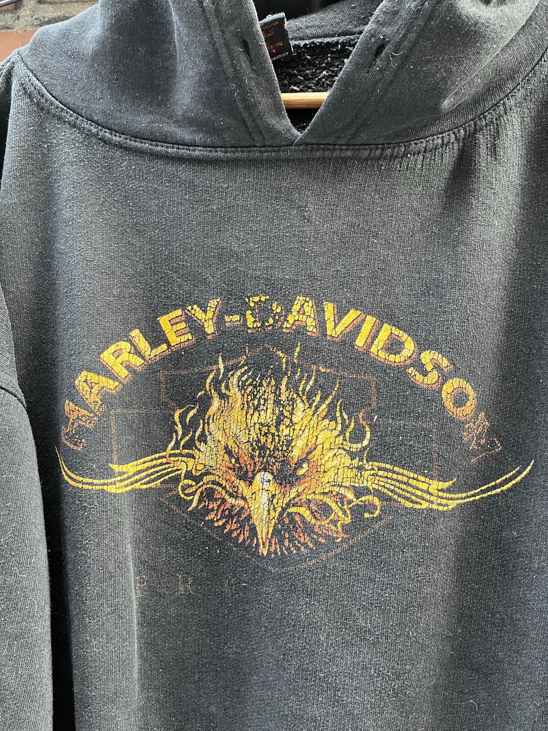 3XL) Harley Davidson Flame Hoodie 상품이미지4
