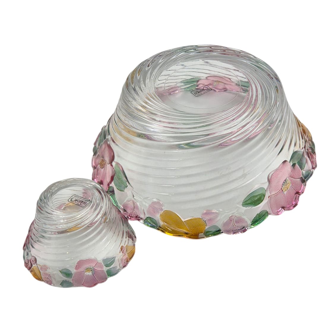 80s 오츠카 컬러 동백꽃 스윌 유리볼 1p 상품이미지5