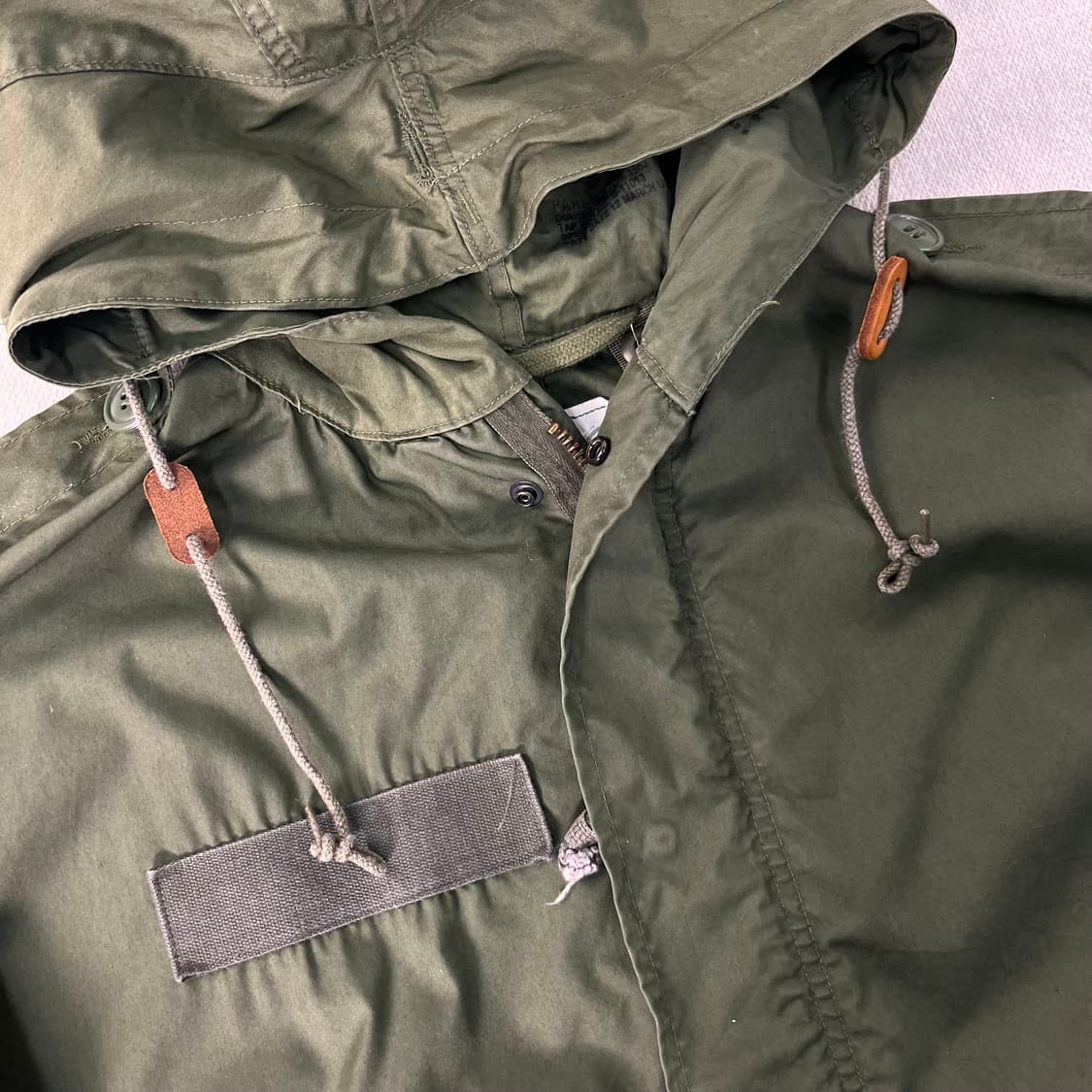 100 미군 오리지날 피쉬테일 개파카 m65 상품이미지2