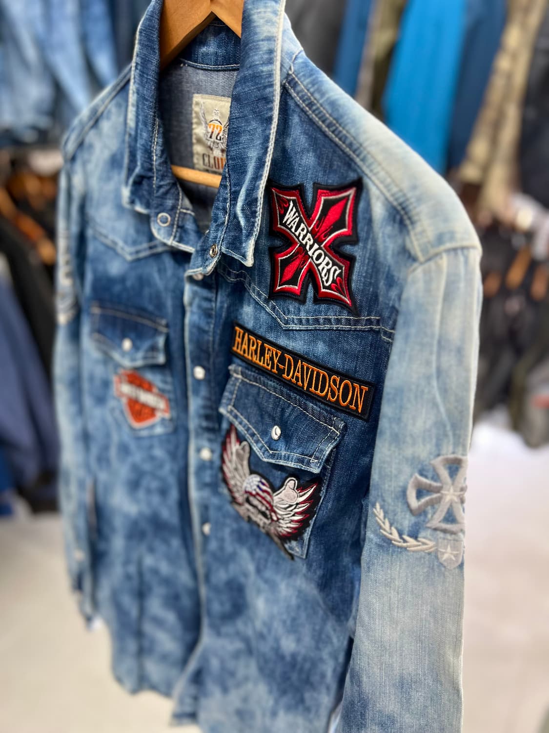 중청워싱 남방 L  상품이미지4