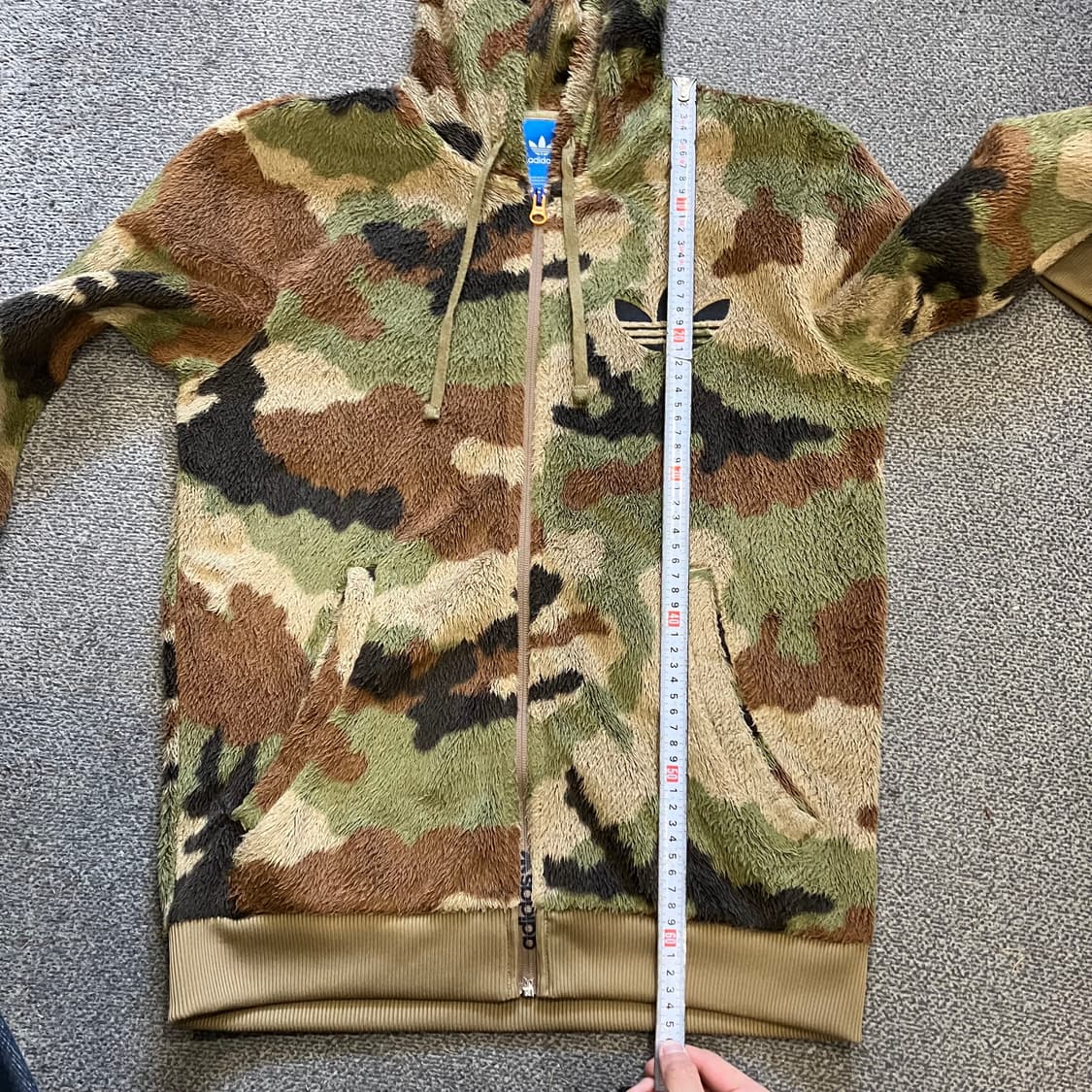 260 아디다스 카모 후리스 플리스 쉐르파 후드집업 상품이미지7
