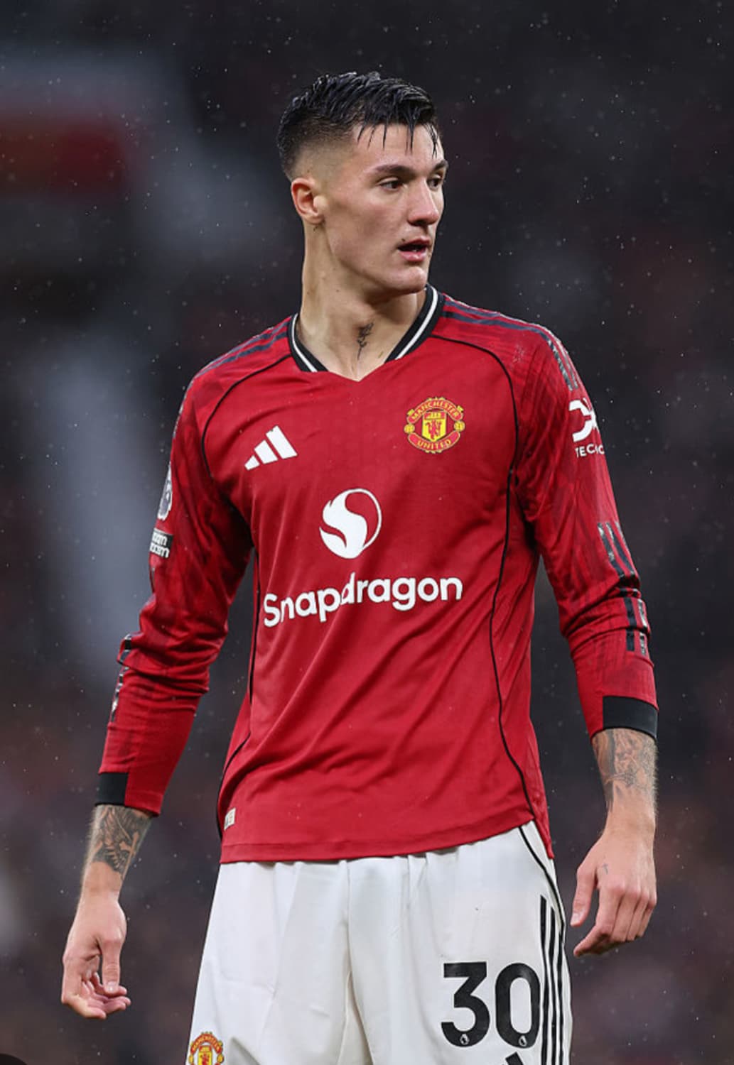 25-26 맨유 홈킷 세슈코 긴팔유니폼 XL사이즈 상품이미지9