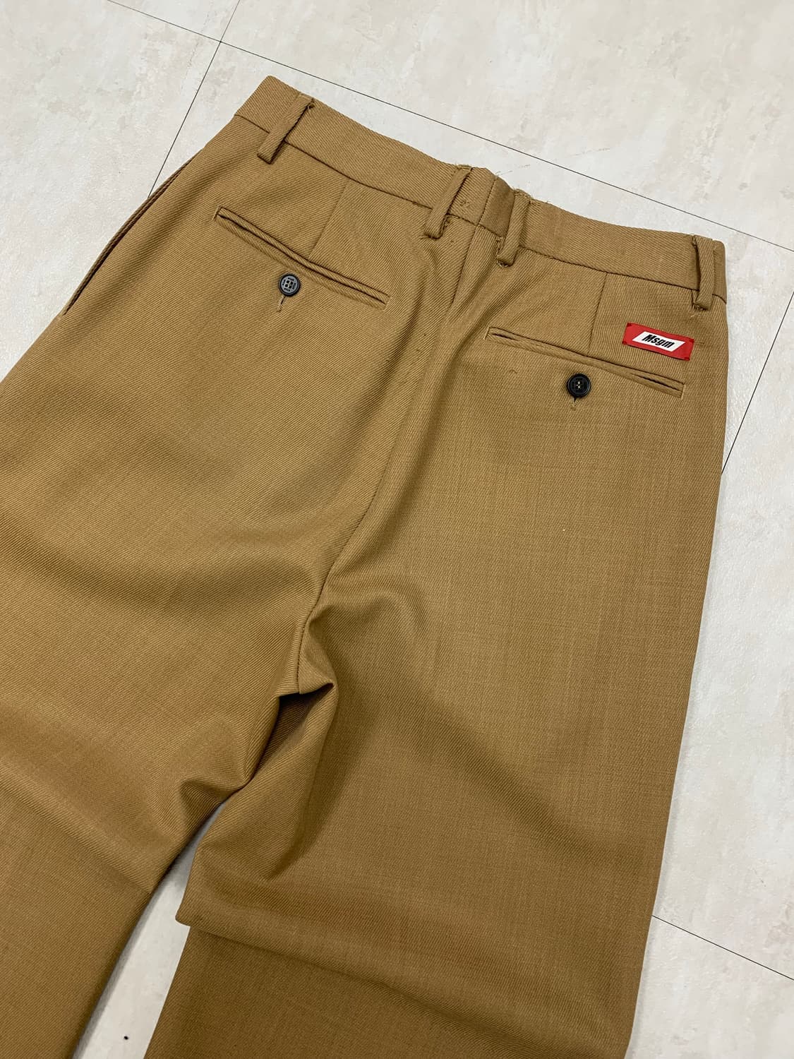 Msgm 베이지 코튼 팬츠 #351 상품이미지8