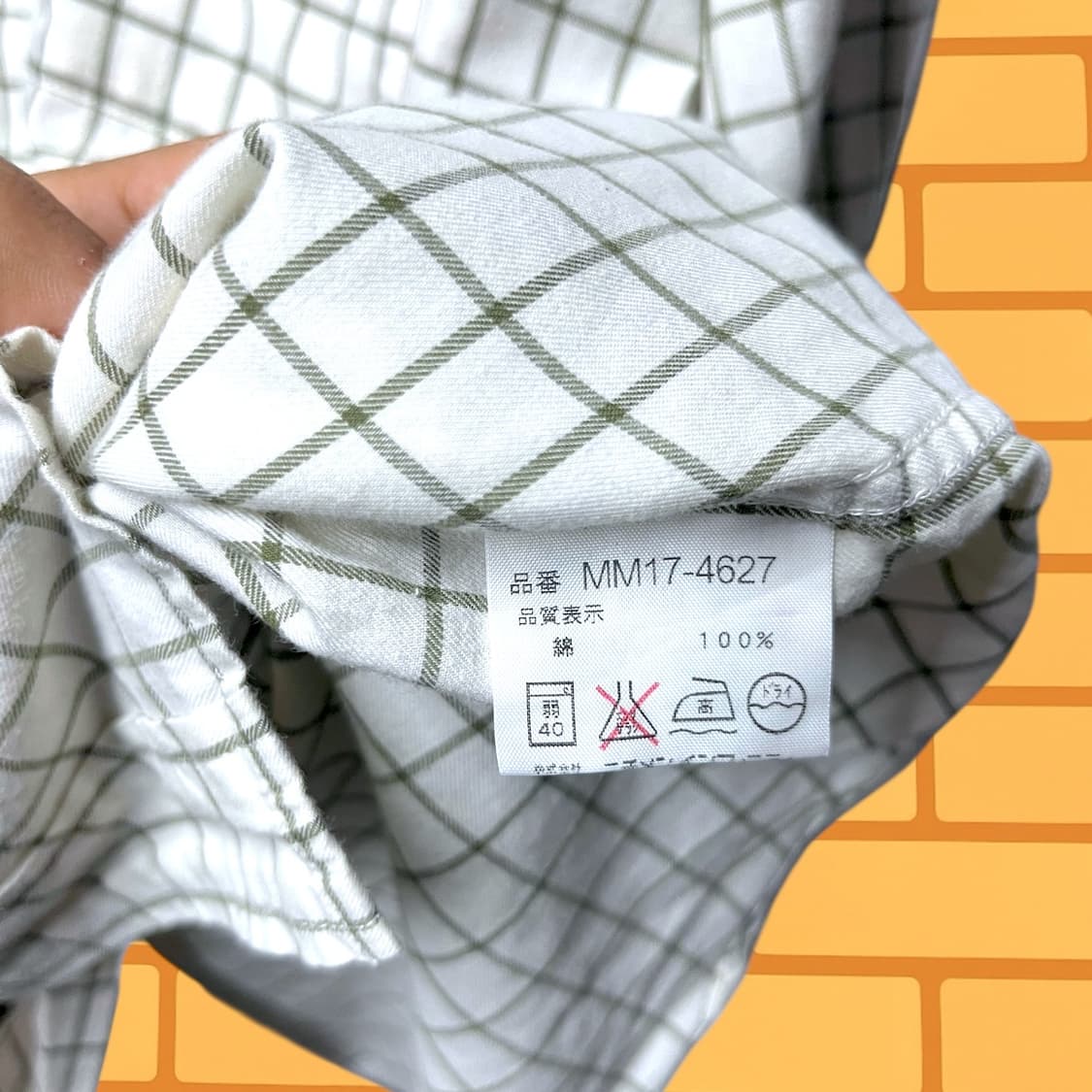 10s 맥그리거 버튼 다운 체크 셔츠 (L) 상품이미지6