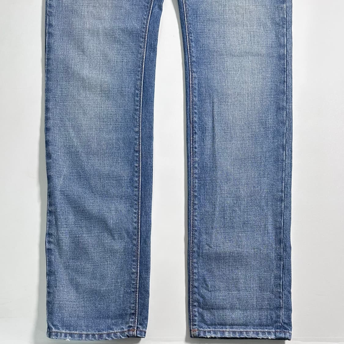 프라다 중청 스트레이트 핏 데님 팬츠 상품이미지4