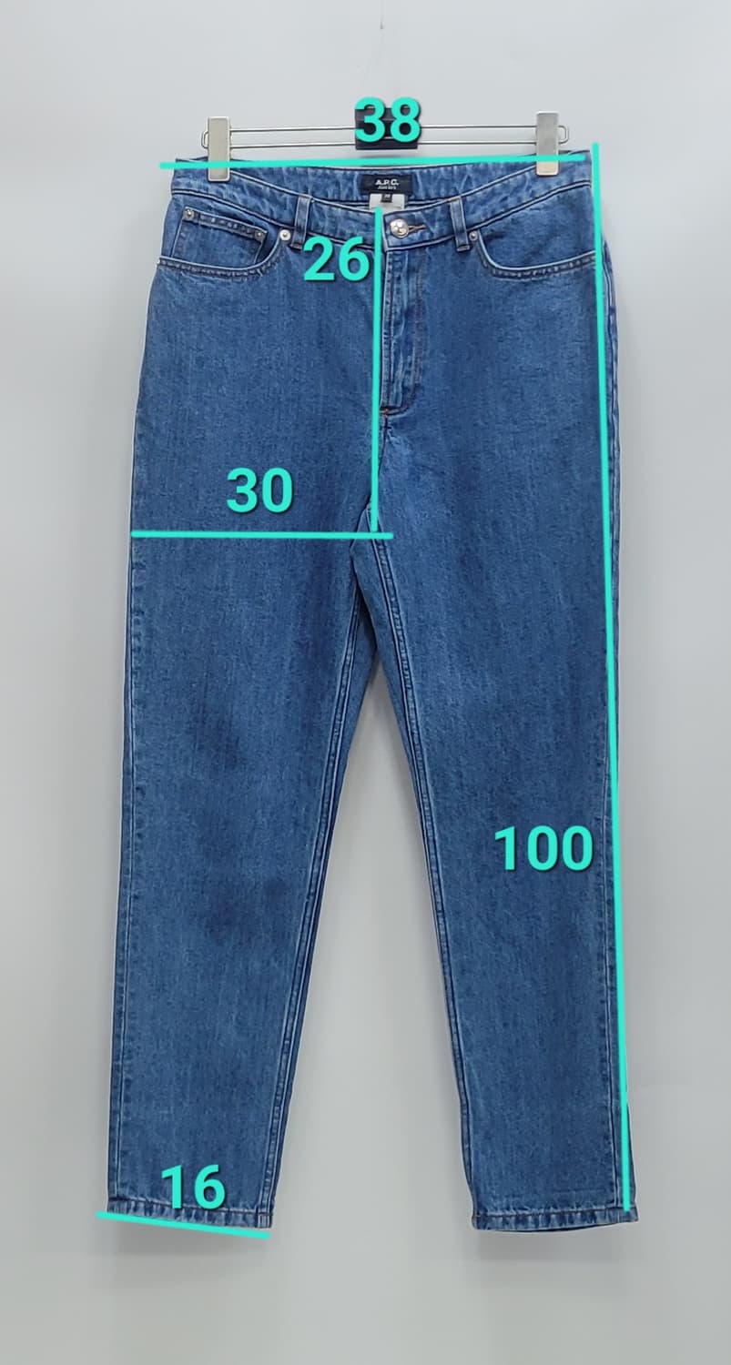 A.P.C. 아페쎄 JEAN 80'S 배기핏 데님 청바지 / 여 28
 상품이미지10