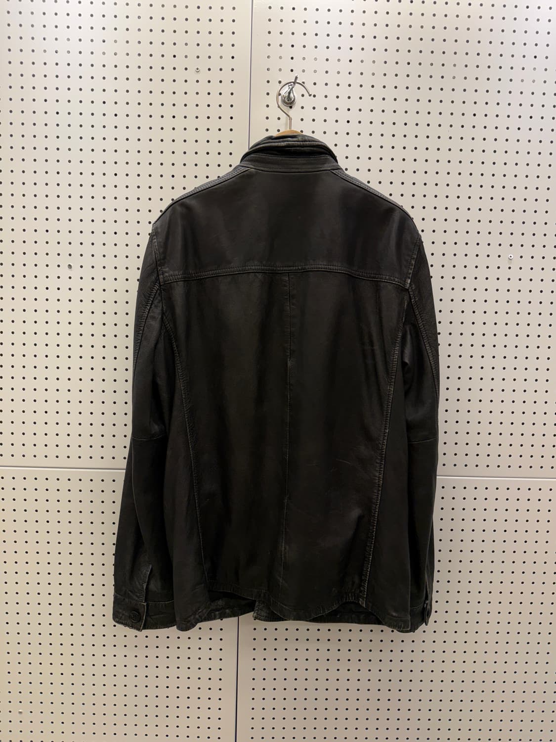 올세인츠 블랙 레더 라이더 자켓 U1104 상품이미지3