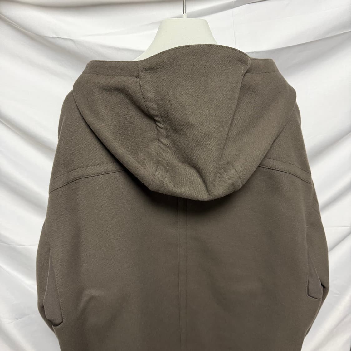 [S+급/50] 에르메스 후드 집업 자켓 카키 브라운 상품이미지6