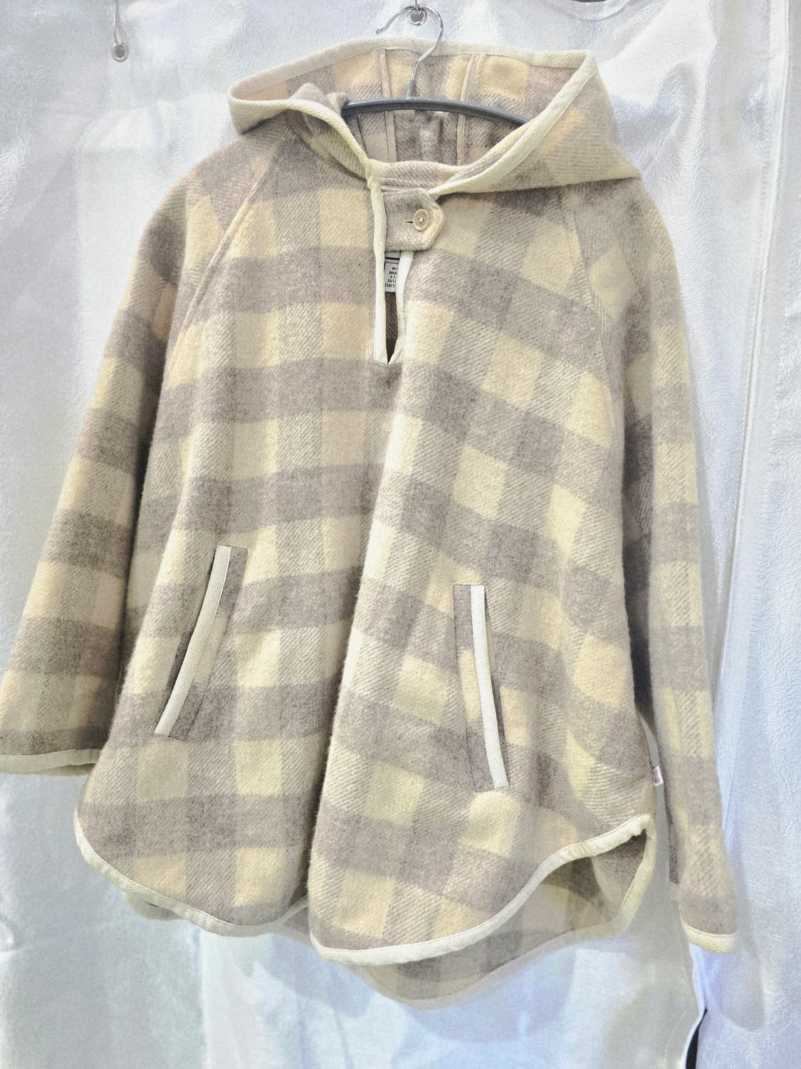 울리치 체크 후드 판쵸 케이프 미국 브랜드 상품이미지6