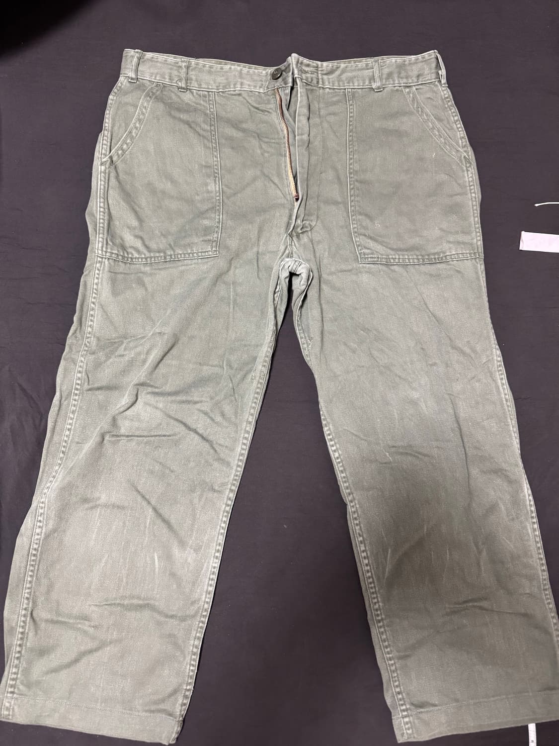 80s usa 퍼티크 팬츠 카키 36 빈티지  상품이미지1