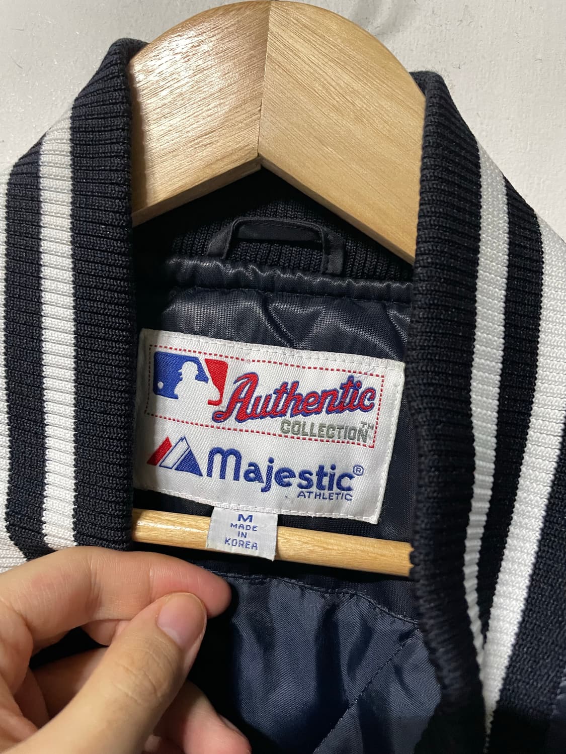 마제스틱 MLB 뉴욕양키즈 새틴자켓 바시티 야구점퍼 상품이미지7