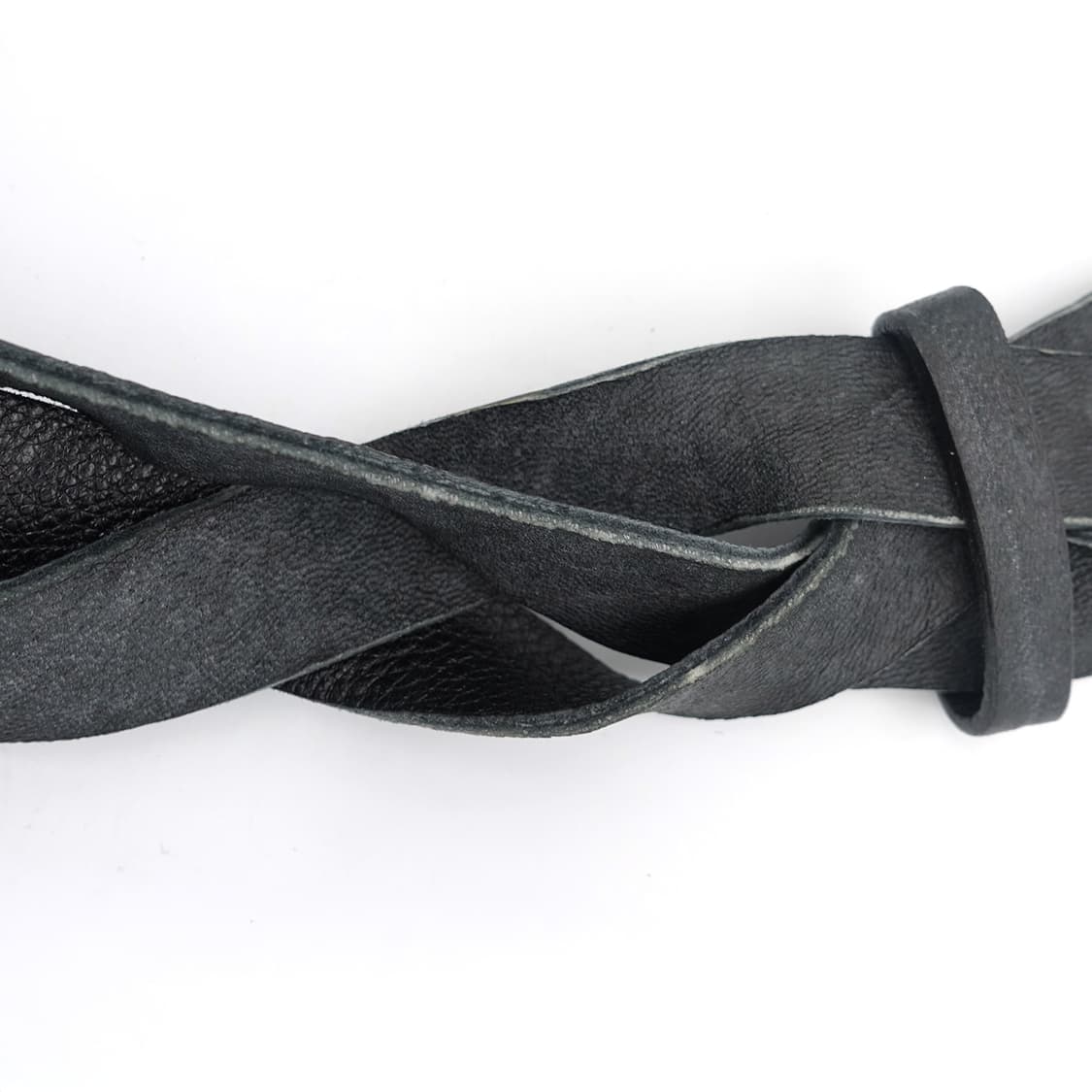 EMPORIOARMANI 엠포리오아르마니 아티잔 블랙 루프 벨트 상품이미지5