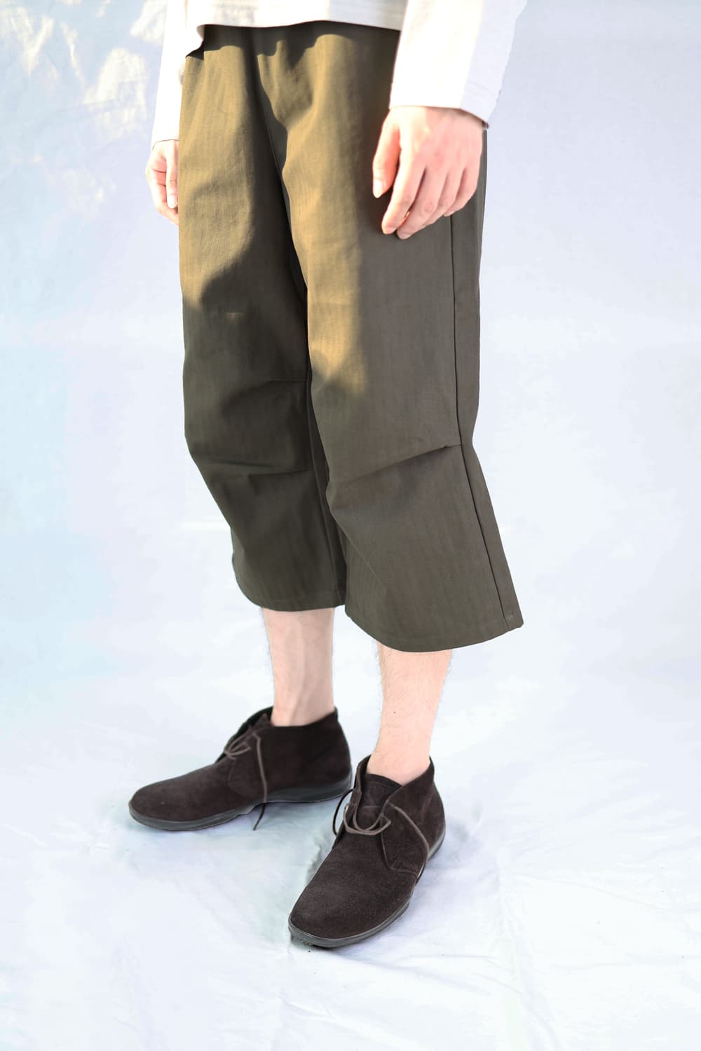 [os] les ease 카프리 팬츠 올리브 카키 상품이미지2