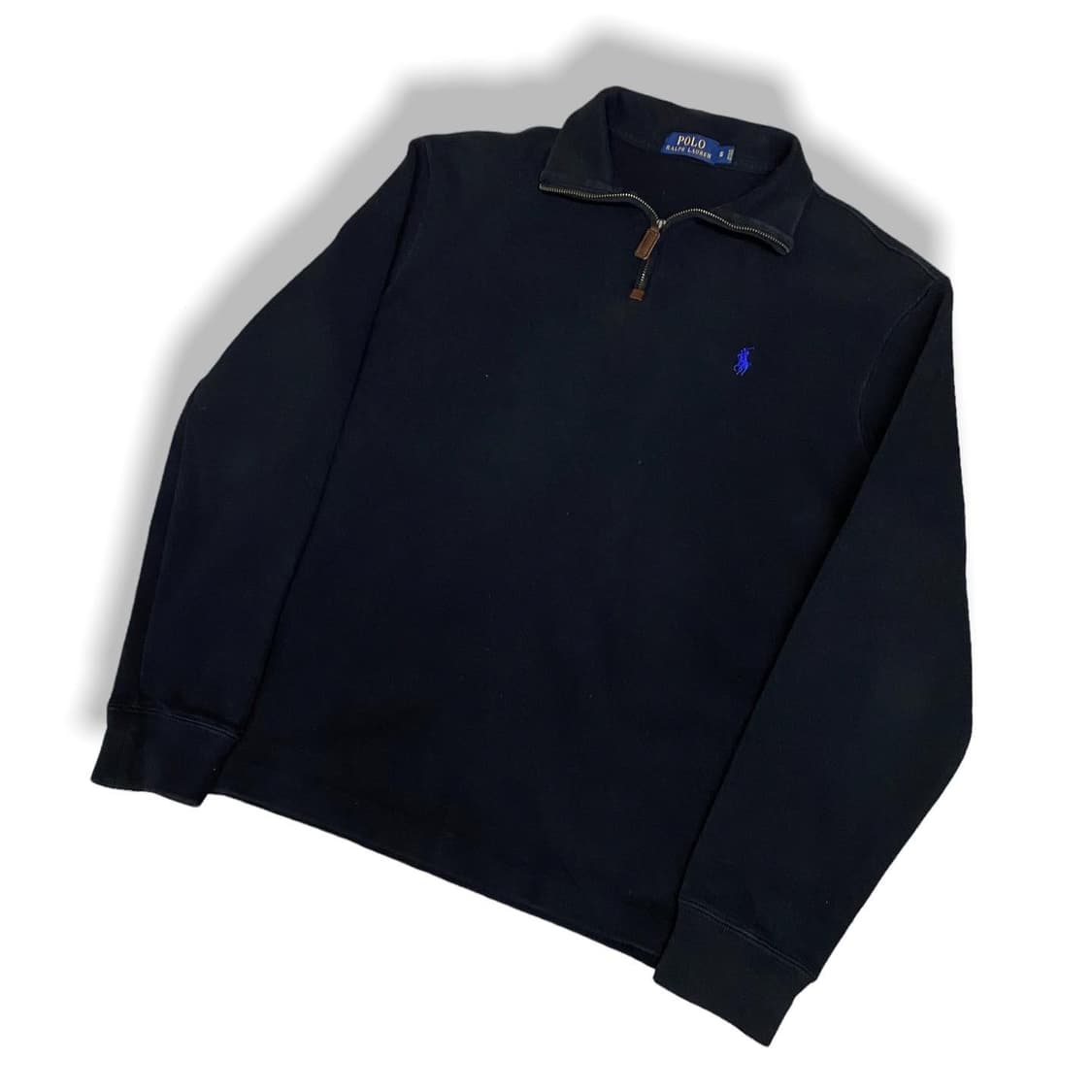 폴로 코튼 반집업 니트 상품이미지1