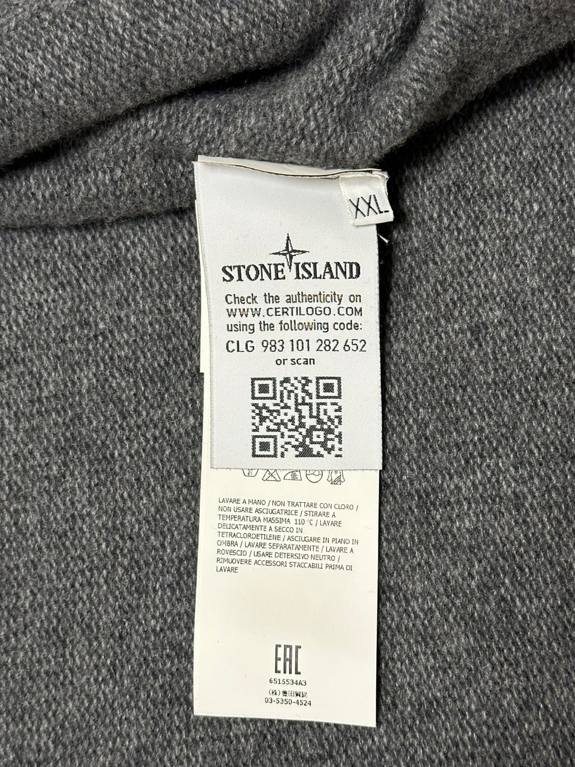 스톤아일랜드 컴패스 motif 투웨이 집업 XXL(105-110) 상품이미지2