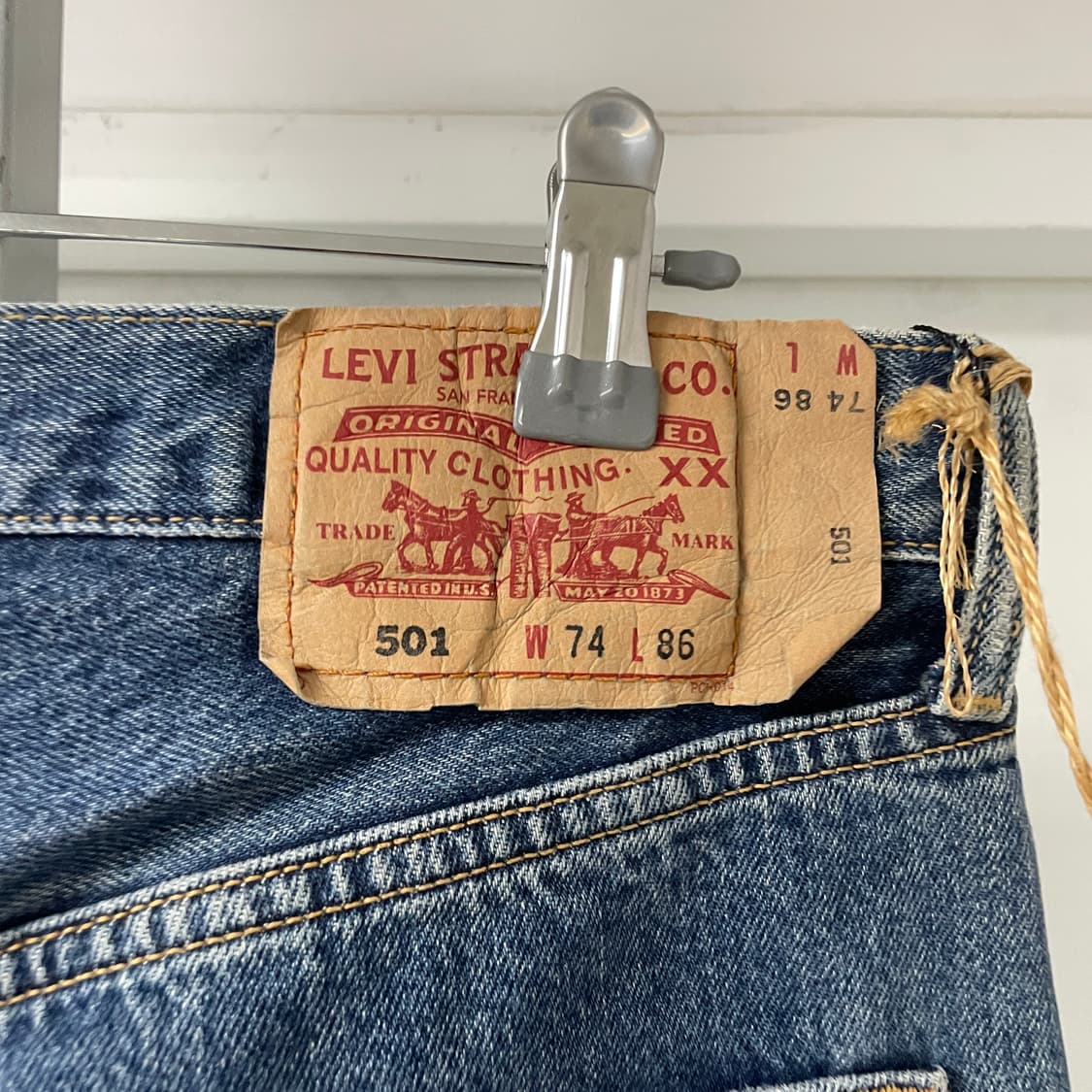 리바이스 501 데님 팬츠 W74 L8 상품이미지4