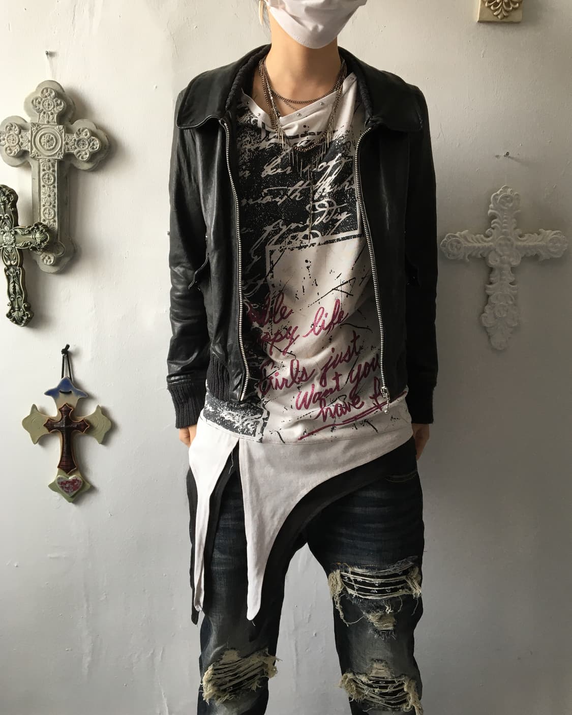 Lamb skin bomber jacket 상품이미지6