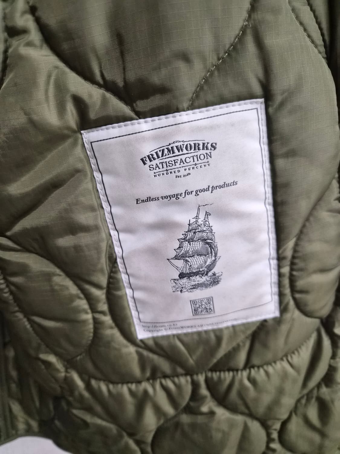 XL) 프리즘웍스 빈센트 M65 퀼팅 내피 팝니다 상품이미지4