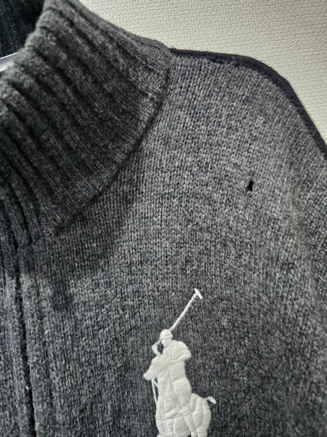 폴로 POLO 그레이 독일 빅포니 그레이 집업 100 / L 상품이미지2