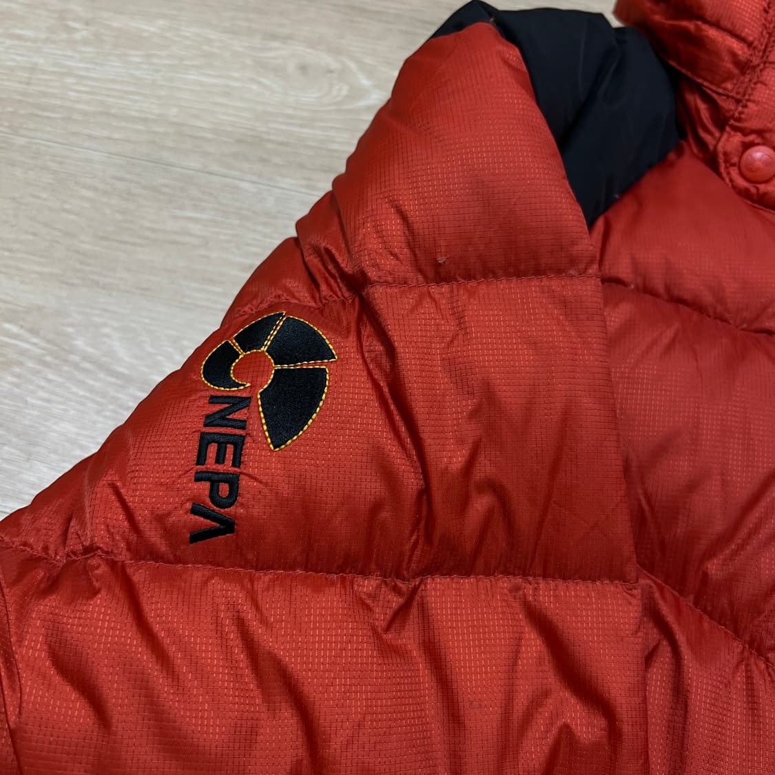 네파 아웃도어 여성 덕다운 패딩 점퍼 [오렌지] XS/85 상품이미지5