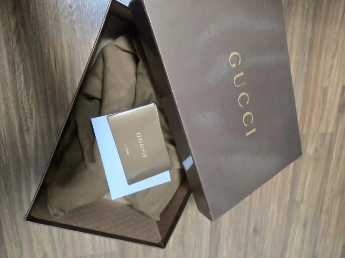 [정품] 구찌 카키 스웨이드 뱀부 힐 펌프스 상품이미지5