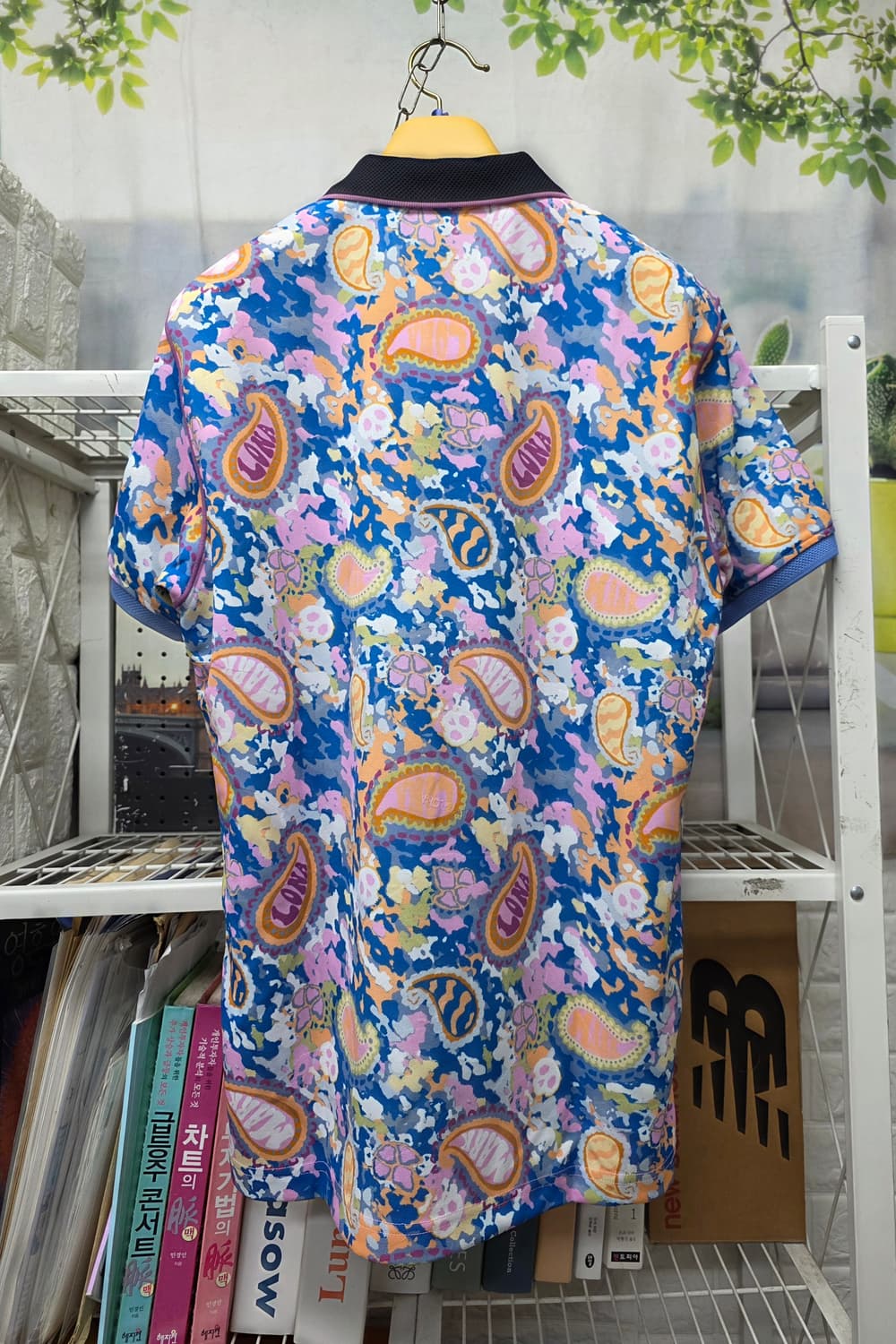 마크앤로나 남성 골프반팔티 100 페이즐리 폴로셔츠 MM83 상품이미지4