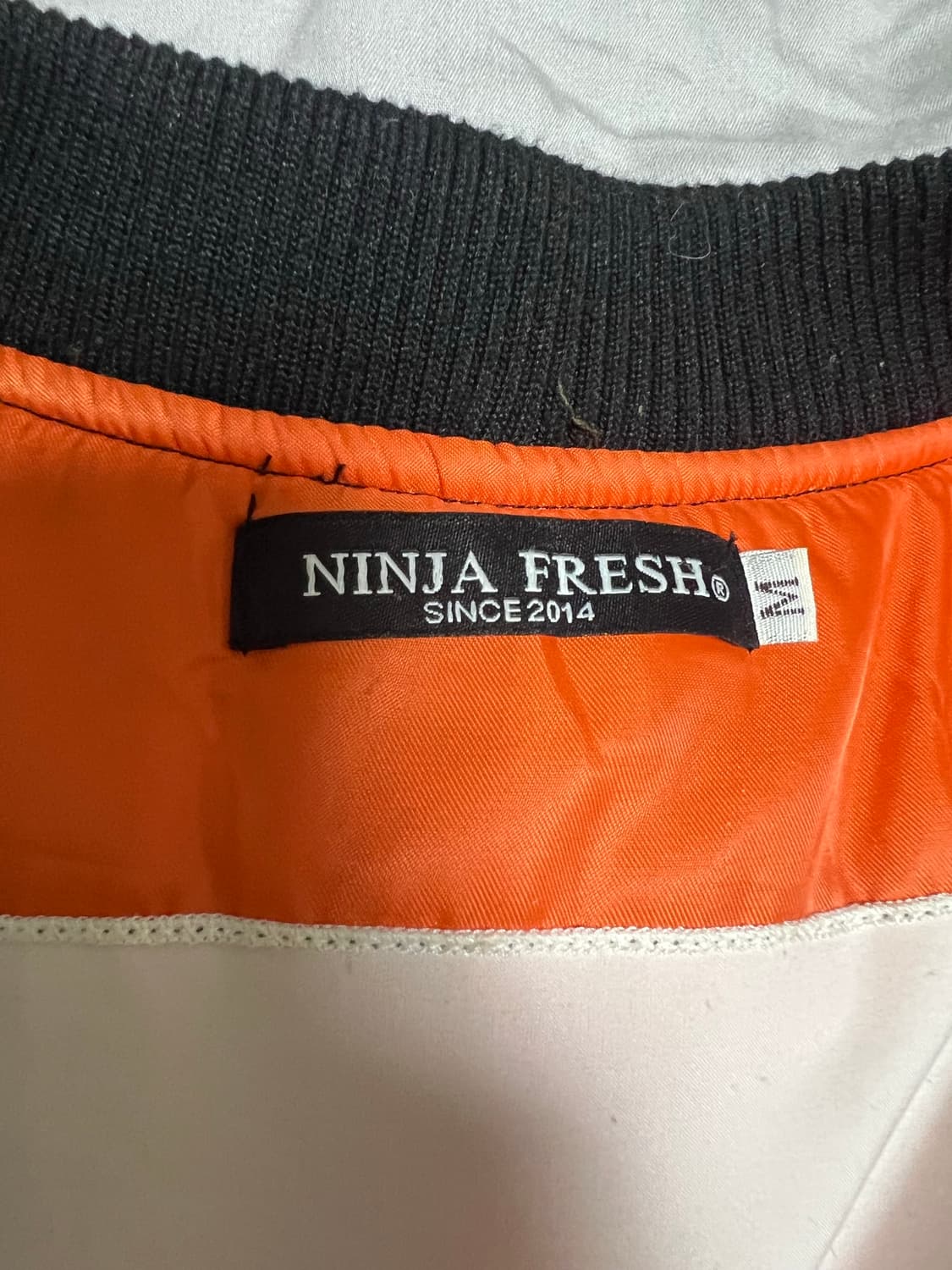 NINJA FRESH/블랙 항공 점퍼 MA-1 봄버/M 상품이미지4