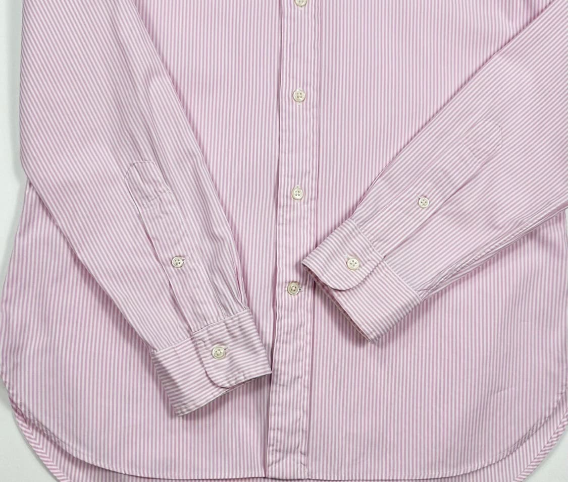 폴로 랄프로렌 포니 스트라이프 핑크 셔츠 (L 여성추천) 상품이미지4