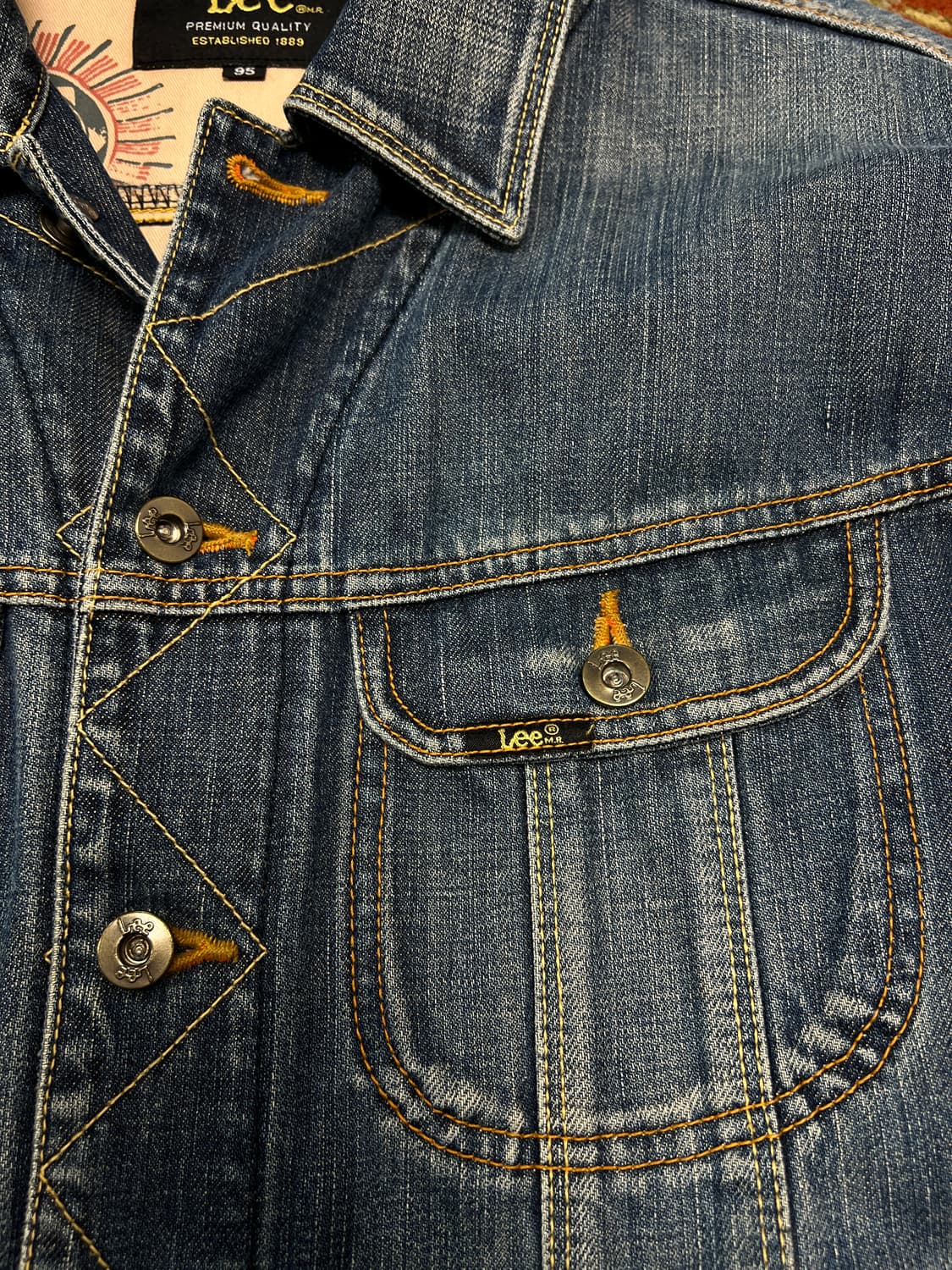 [M] lee 빈티지 리 데님 자켓 상품이미지5