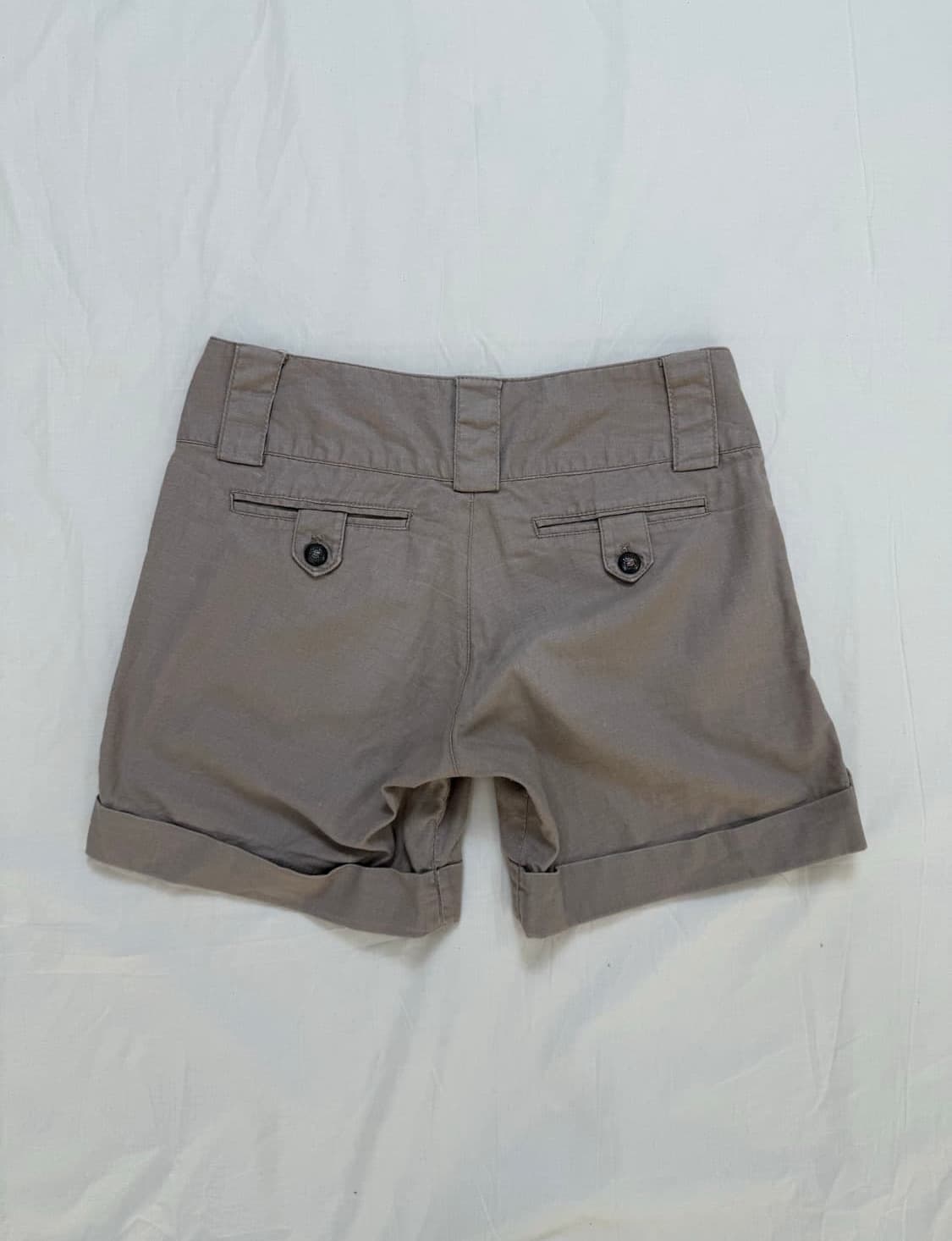 빈티지 레이스 베이지 버튼 숏팬츠 상품이미지3