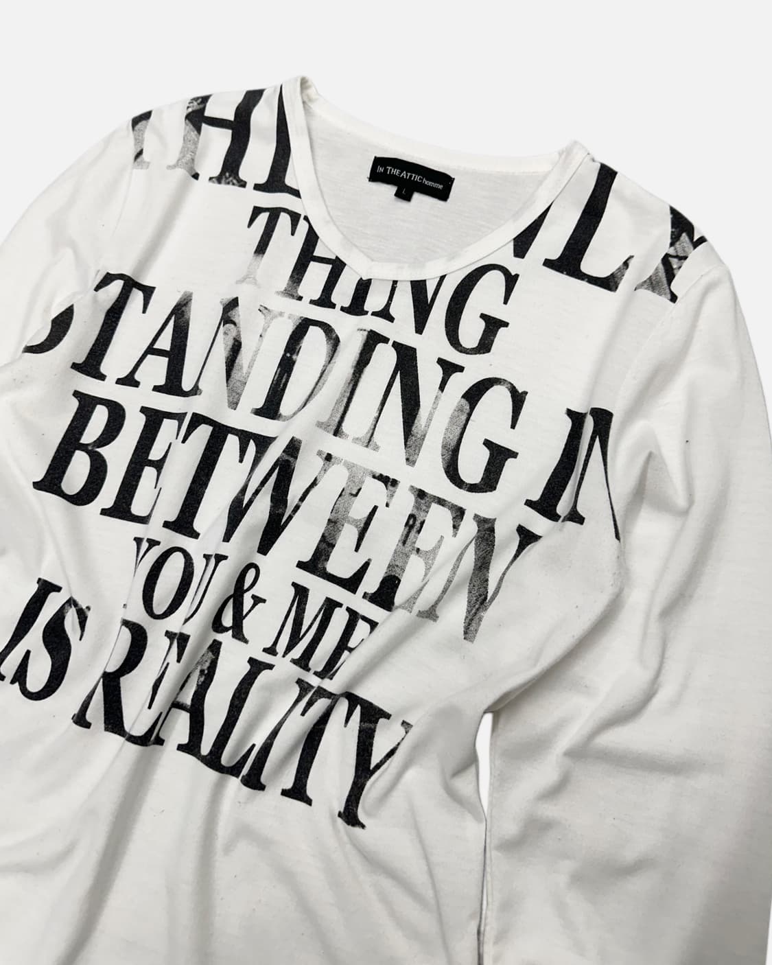 punk lettering v-neck t-shirt 상품이미지2