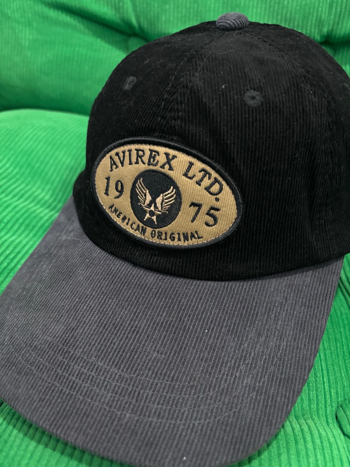 아비렉스 투톤 코듀로이 볼캡 상품이미지3