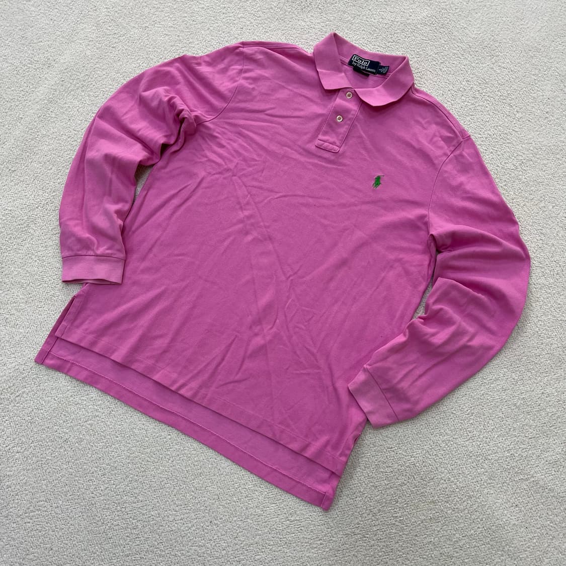 L 폴로랄프로렌 긴팔 카라 티셔츠 0319M 상품이미지1