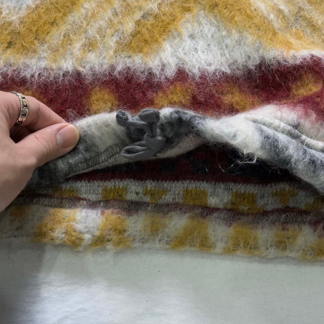 엔지니어드 가먼츠 페어하일 모헤어 니트 상품이미지5