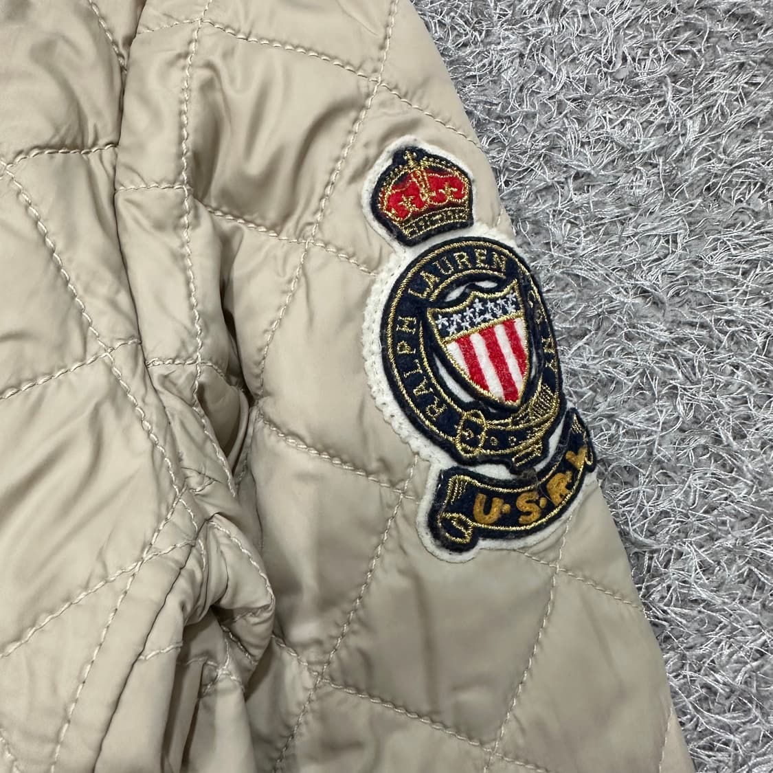 [우먼90] 폴로진스 퀼팅자켓 상품이미지3