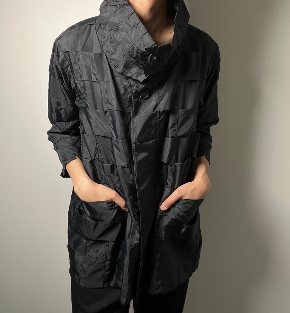 20fw 이세이미야케 A-POC ABLE 격자 패턴 자켓  상품이미지1