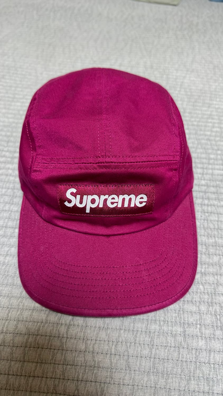 Supreme 캠프캡 크랜베리 상품이미지2