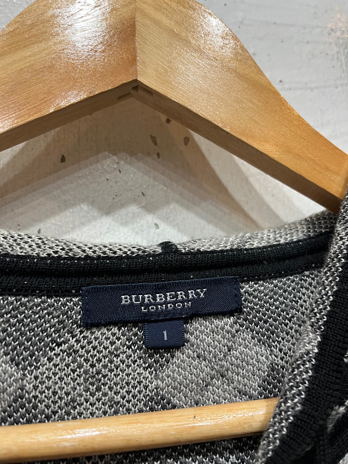 버버리 아가일 니트 후드집업 우먼즈 상품이미지6