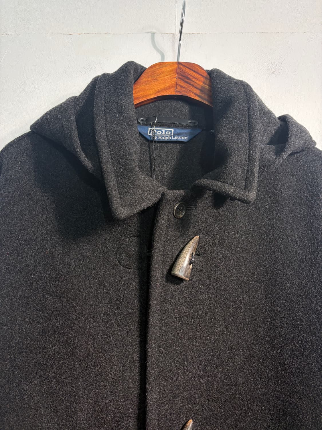 [XL] Polo 폴로 랄프로렌 울 혼방 후드 더플 코트 상품이미지3