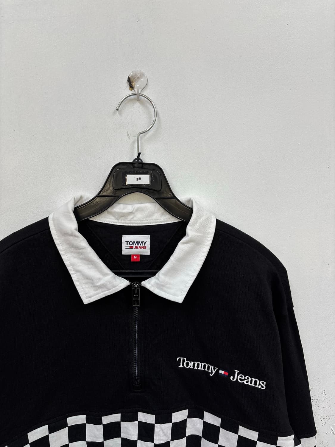 타미힐피거 카라 크롭 티셔츠 상품이미지3