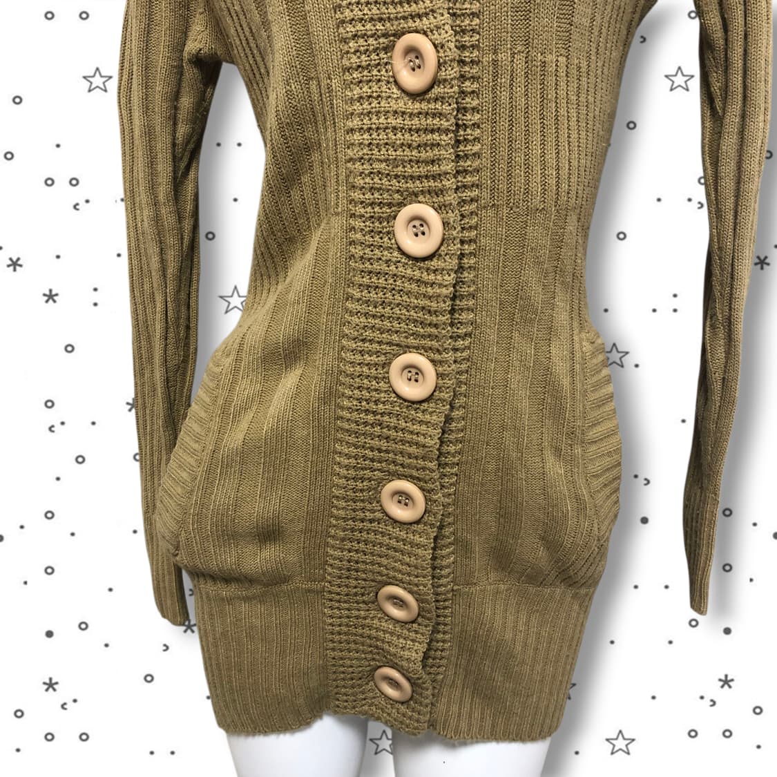 [S] Pressure Cooker JPN 빈티지 니트 후드 원피스 11 상품이미지3