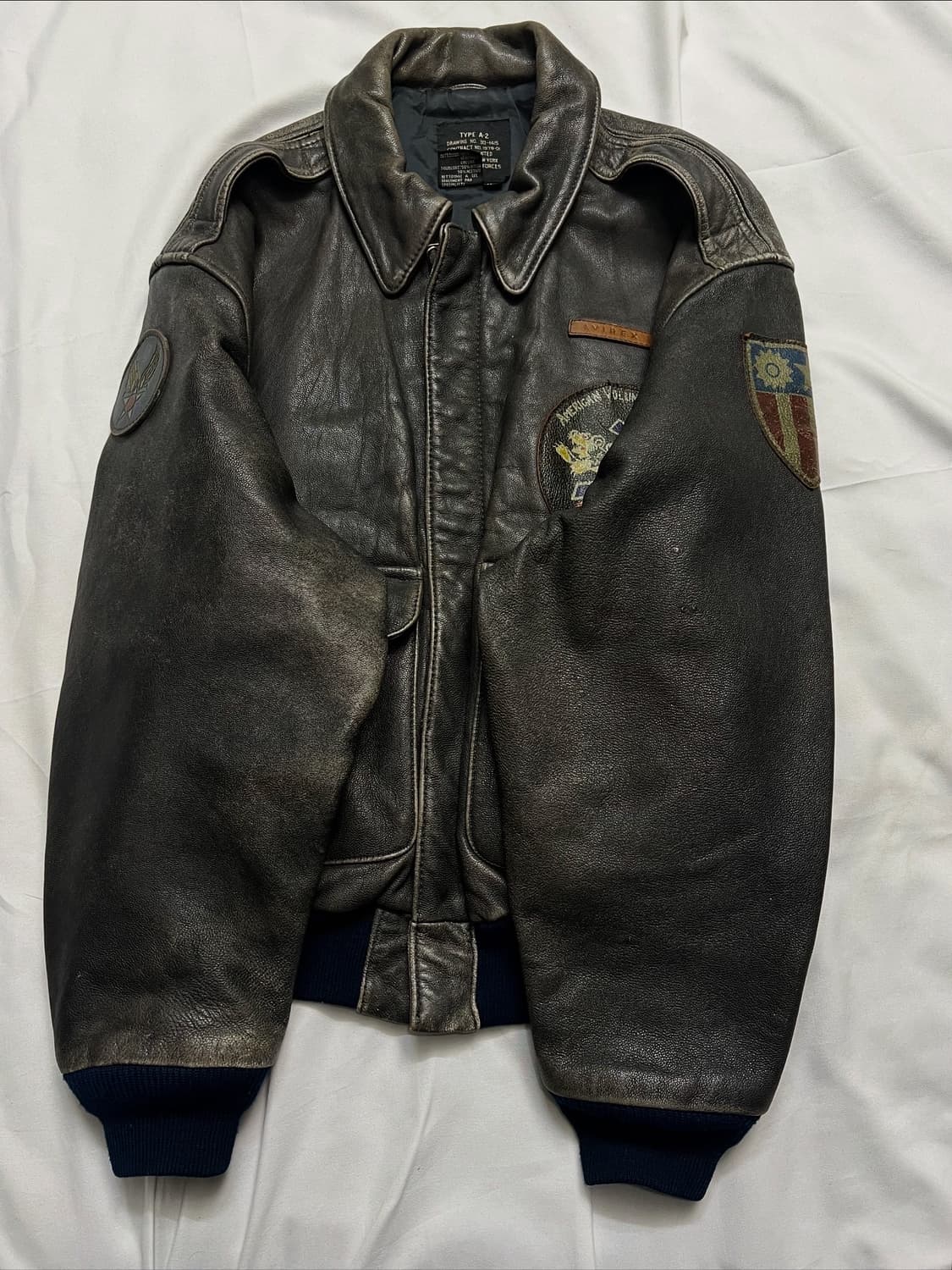 아비렉스 A-2 가죽자켓 상품이미지8