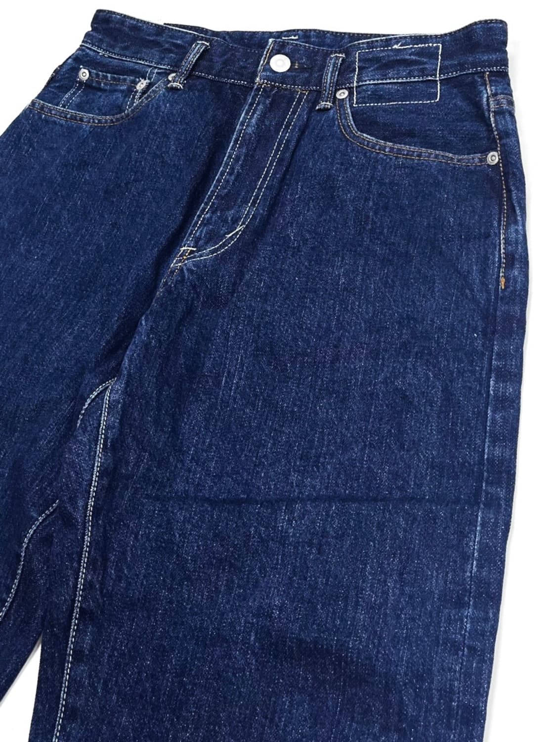 Stock 5P 셀비지 진 다크 블루 상품이미지3