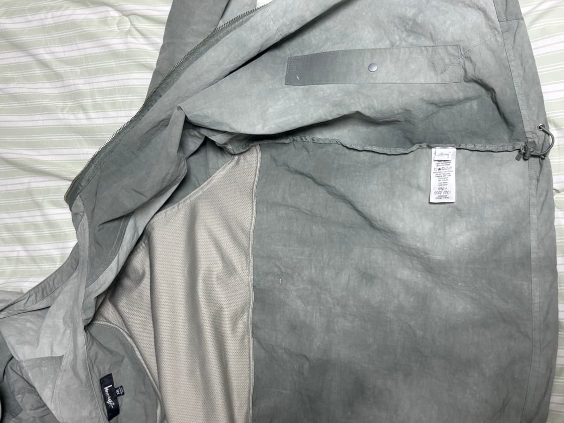 스투시 웨이브 다이 비치 쉘 자켓 세이지 2XL 상품이미지4