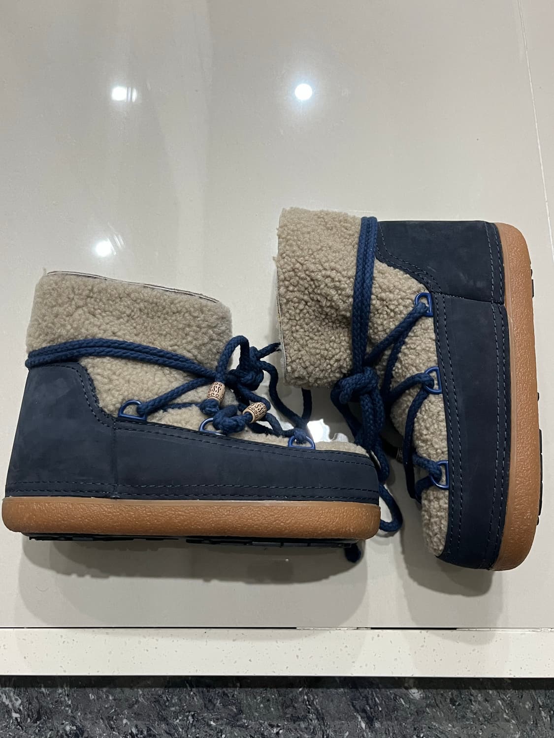 IKKII 스노우 부츠 네이비 상품이미지1