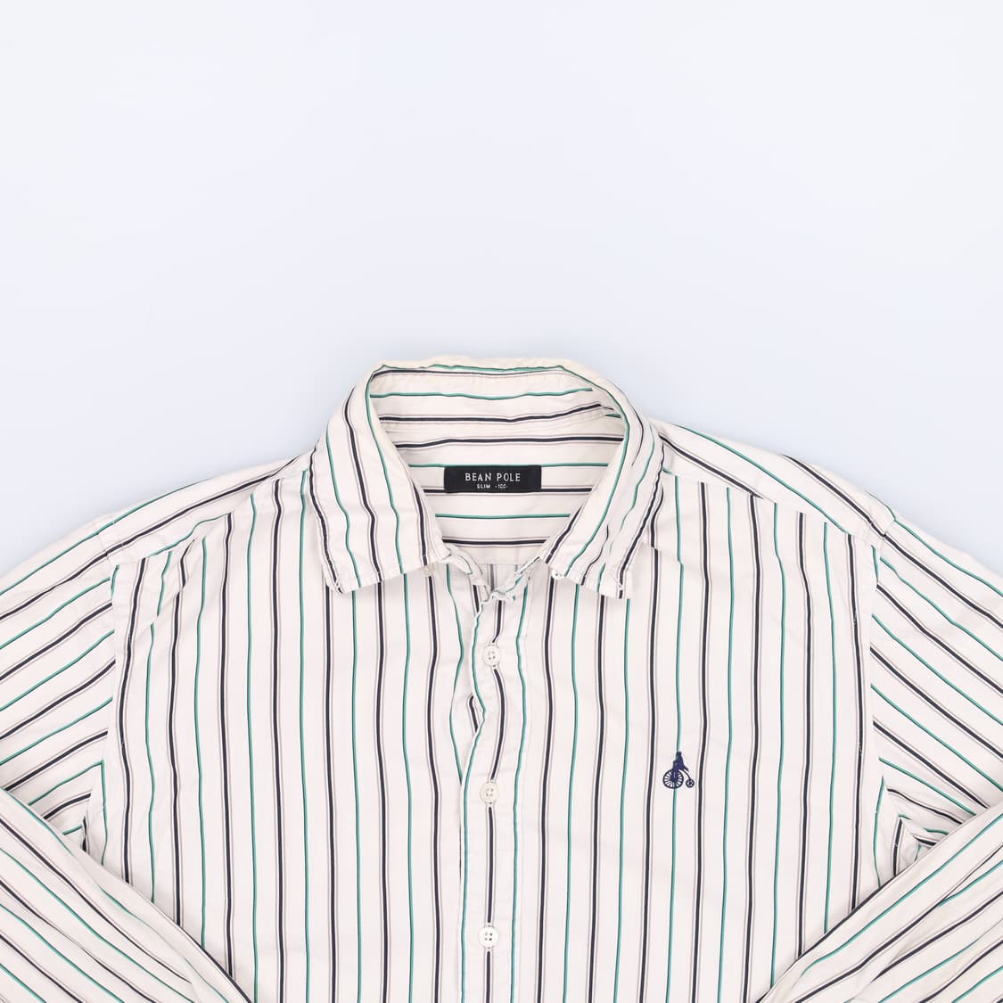 [100] 빈폴 스모로고 스트라이프 카라 셔츠 남방 1222J 상품이미지2